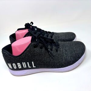NOBULL Gum Trainer‎  men’s black sneakers size 10 great condition